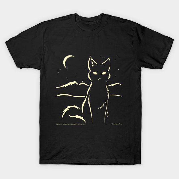 Moonlit Fox T-Shirt by OzFoxes